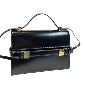 H&M Strap-Detail Crossbody Bag | Black